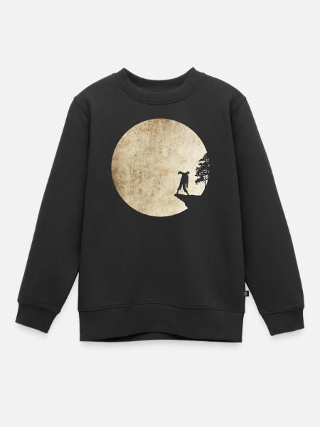 Nuit zombie - Sweat Premium enfant bio - noir