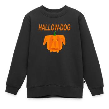Chien sacré - Sweat Premium enfant bio - noir - Devant - AI Model Kid Female (0cm)