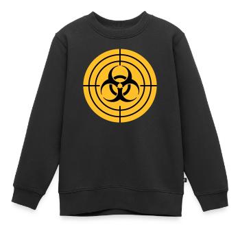 Biohazard Sight Chasseur de zombies - Sweat Premium enfant bio - noir - Devant - AI Model Kid Female (0cm)