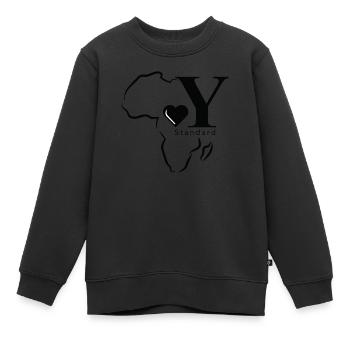 Nagel BONGA - Kinder Premium Organic Sweatshirt - Schwarz - Vorne - AI Model Kid Female (0cm)