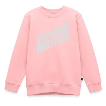 Citation de discipline sur la motivation - Sweat Premium enfant bio - rose - Devant - AI Model Kid Female (0cm)