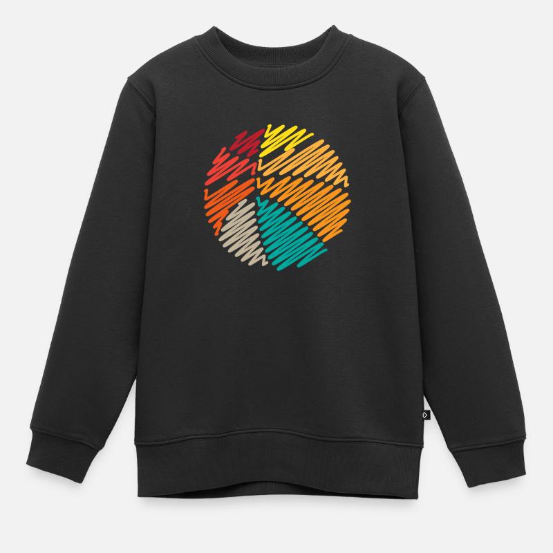 Basketball Geschenk - Kinder Premium Organic Sweatshirt - Schwarz