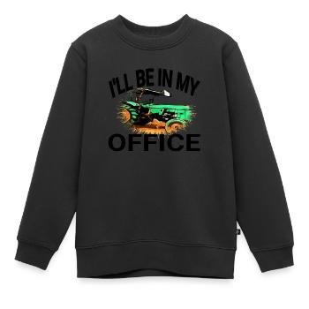 Tracteur - Sweat Premium enfant bio - noir - Devant - AI Model Kid Female (0cm)