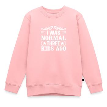 mummy - Kids Premium Organic Sweatshirt - rose - Front - AI Model Kid Female (0cm)