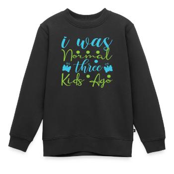Mumie - Kinder Premium Organic Sweatshirt - Schwarz - Vorne - AI Model Kid Female (0cm)