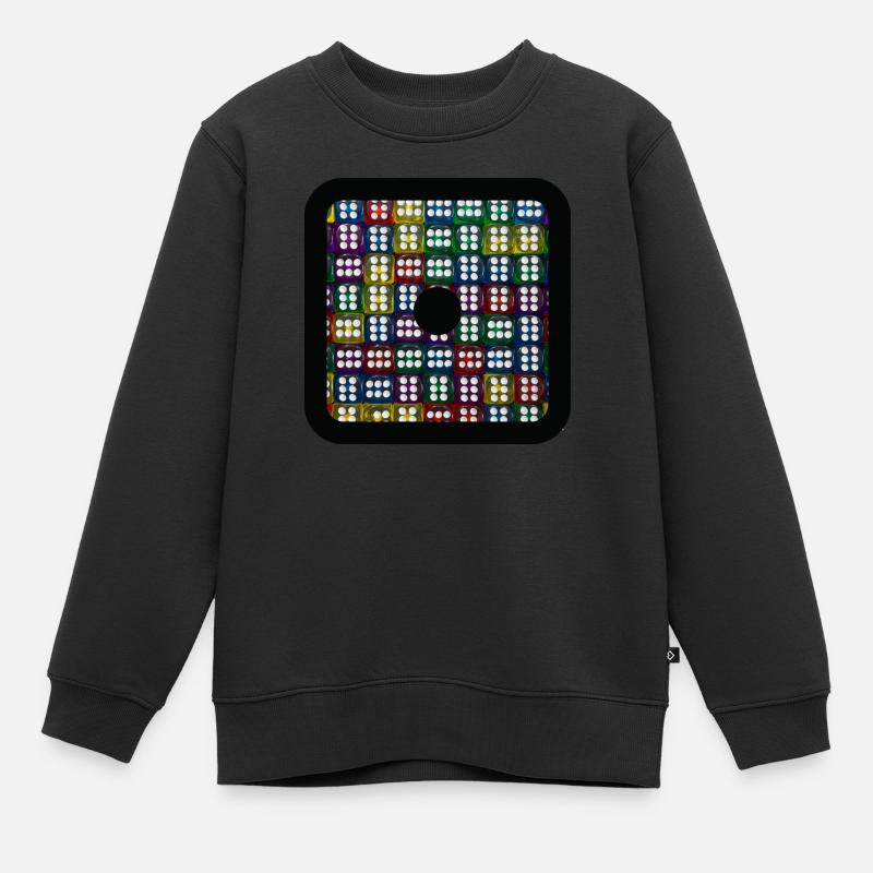 Cubesss 2 - Kinder Premium Organic Sweatshirt - Schwarz