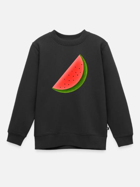 Pastèque - Sweat Premium enfant bio - noir