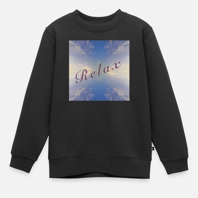 Relax2-ByRino - Sweat Premium enfant bio - noir