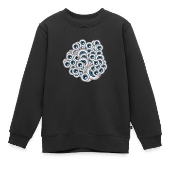 Contact visuel - Sweat Premium enfant bio - noir - Devant - AI Model Kid Female (0cm)