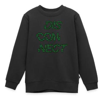 quotes funny fraze meme popular cool trendy quote - Kids Premium Organic Sweatshirt - black - Front - AI Model Kid Female (0cm)