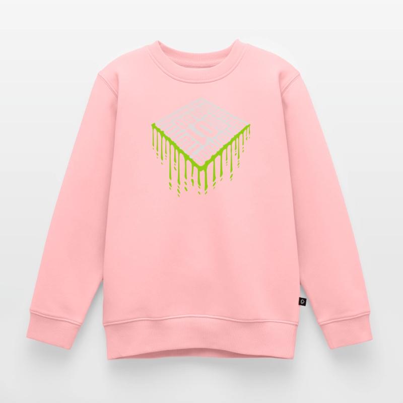 Binary Code Program Language Kids Premium Organic Sweatshirt