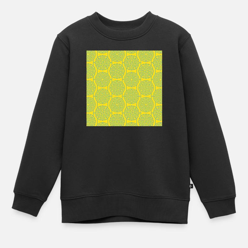 Modèle chinois - Sweat Premium enfant bio - noir