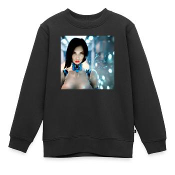 Ihre Zukunft ist da - Kinder Premium Organic Sweatshirt - Schwarz - Vorne - AI Model Kid Female (0cm)