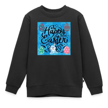 Joyeuses Fêtes. Noël. - Sweat Premium enfant bio - noir - Devant - AI Model Kid Female (0cm)
