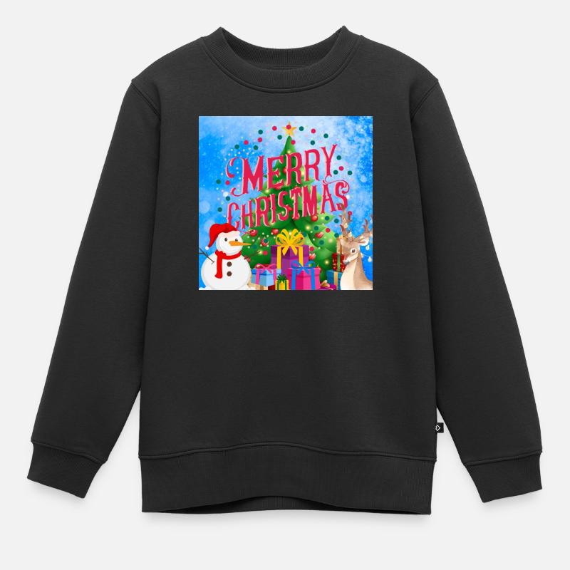 Joyeux Noël, Noël - Sweat Premium enfant bio - noir