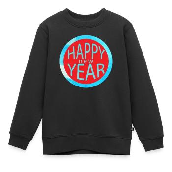 Bonne année ! - Sweat Premium enfant bio - noir - Devant - AI Model Kid Female (0cm)