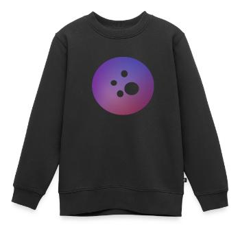 Galaxy button - Kinder Premium Organic Sweatshirt - Schwarz - Vorne - AI Model Kid Female (0cm)
