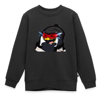 LOL - Kinder Premium Organic Sweatshirt - Schwarz - Vorne - AI Model Kid Female (0cm)