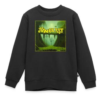 JUNGLIST - Kinder Premium Organic Sweatshirt - Schwarz - Vorne - AI Model Kid Female (0cm)