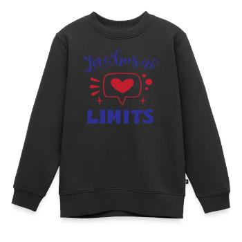 Love has no Limits - Kinder Premium Organic Sweatshirt - Schwarz - Vorne - AI Model Kid Female (0cm)