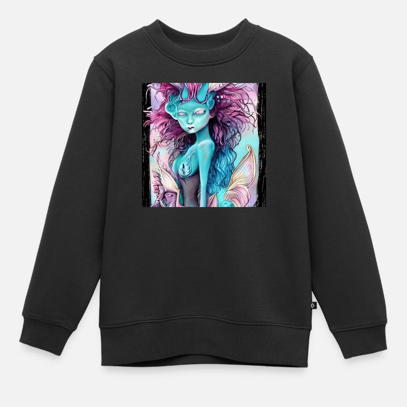 Fée mystique - Sweat Premium enfant bio - noir