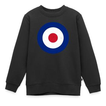MOD - Kinder Premium Organic Sweatshirt - Schwarz - Vorne - AI Model Kid Female (0cm)