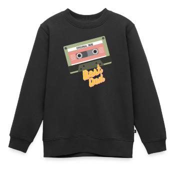 Meilleur père (1986) - Sweat Premium enfant bio - noir - Devant - AI Model Kid Female (0cm)