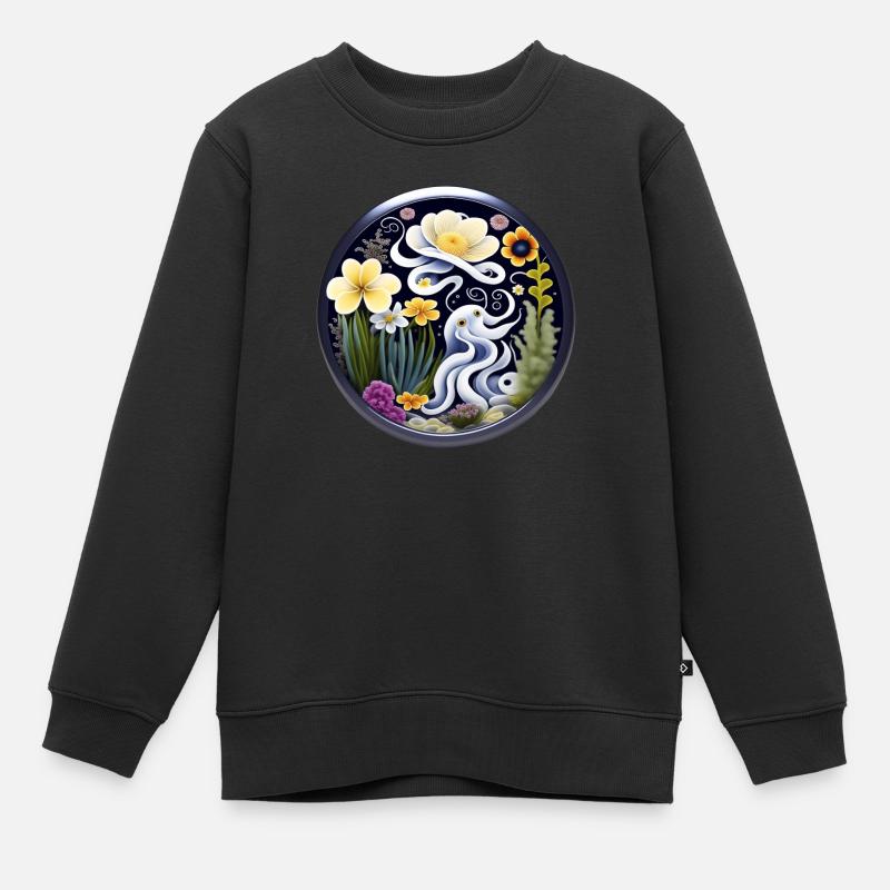 Squid - Kids Premium Organic Sweatshirt - black