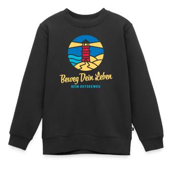 Beweg Dein Leben - Kinder Premium Organic Sweatshirt - Schwarz - Vorne - AI Model Kid Female (0cm)