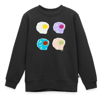 An Maria G. mit Zuneigung. - Kinder Premium Organic Sweatshirt - Schwarz - Vorne - AI Model Kid Female (0cm)