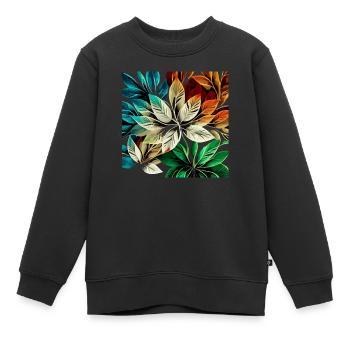 Die Anlage - Kinder Premium Organic Sweatshirt - Schwarz - Vorne - AI Model Kid Female (0cm)
