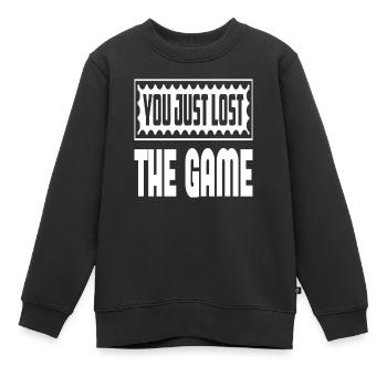 Vous venez de perdre la partie - Sweat Premium enfant bio - noir - Devant - AI Model Kid Female (0cm)