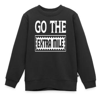 Se mettre en quatre - Sweat Premium enfant bio - noir - Devant - AI Model Kid Female (0cm)