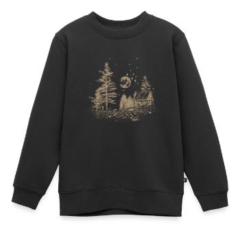 Einsames Haus - Kinder Premium Organic Sweatshirt - Schwarz - Vorne - AI Model Kid Female (0cm)