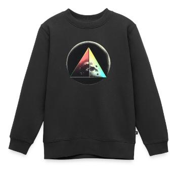 FACE CACHÉE DE LA LUNE - Sweat Premium enfant bio - noir - Devant - AI Model Kid Female (0cm)