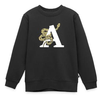 Brief an die Schlange - Kinder Premium Organic Sweatshirt - Schwarz - Vorne - AI Model Kid Female (0cm)