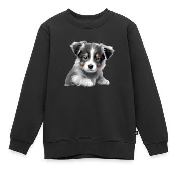 Chiens Propriétaires de chiens Bergers allemands Propriétaires de chiens Propriétaires de chiens - Sweat Premium enfant bio - noir - Devant - AI Model Kid Female (0cm)