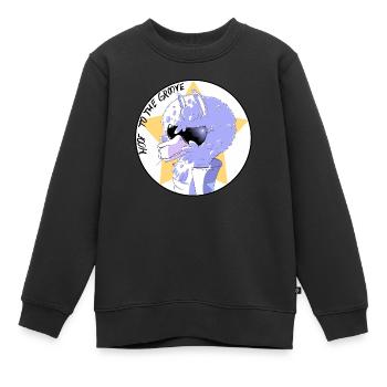 Hoof to the Groove - Kids Premium Organic Sweatshirt - black - Front - AI Model Kid Female (0cm)
