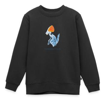 TUPANDACTYLUS - Kinder Premium Organic Sweatshirt - Schwarz - Vorne - AI Model Kid Female (0cm)