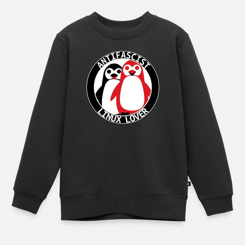 antifalinux - Sweat Premium enfant bio - noir