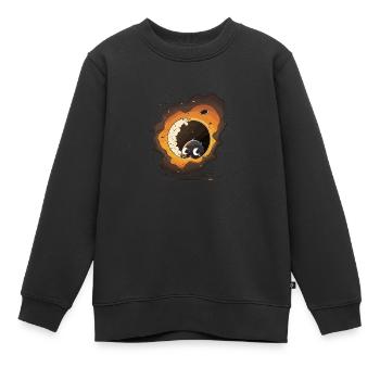 Der Ereignishorizont - Kinder Premium Organic Sweatshirt - Schwarz - Vorne - AI Model Kid Female (0cm)