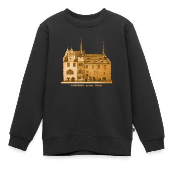 Neustadt an der Orla Rathaus Thüringen - Kinder Premium Organic Sweatshirt - Schwarz - Vorne - AI Model Kid Female (0cm)