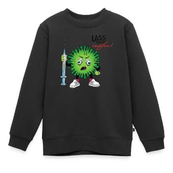 Faites-vous vacciner - Sweat Premium enfant bio - noir - Devant - AI Model Kid Female (0cm)