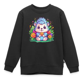 Spikes & Sweetness - Kinder Premium Organic Sweatshirt - Schwarz - Vorne - AI Model Kid Female (0cm)