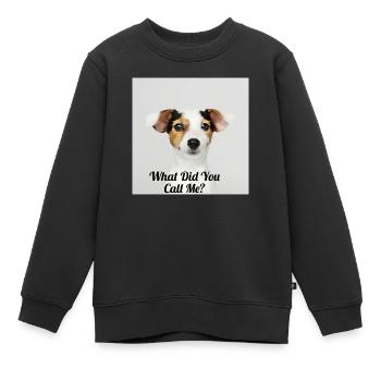Verrückter Russell - Kinder Premium Organic Sweatshirt - Schwarz - Vorne - AI Model Kid Female (0cm)