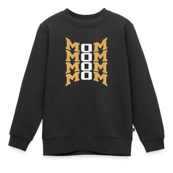 Mama Mama Mama - Muttertagsgeschenke - Kinder Premium Organic Sweatshirt - Schwarz - Vorne - AI Model Kid Female (0cm)