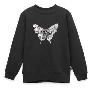 Origami Schmetterling Japanische Kunst - Kinder Premium Organic Sweatshirt - Schwarz - Vorne - AI Model Kid Female (0cm)