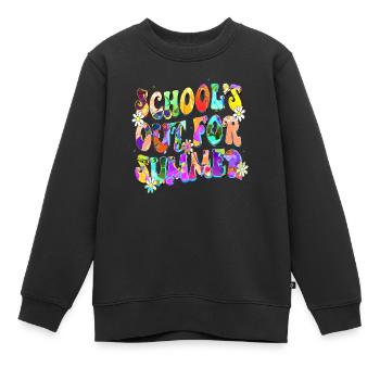 Abschlussfeier 2024 Abiturfeier - Kinder Premium Organic Sweatshirt - Schwarz - Vorne - AI Model Kid Female (0cm)