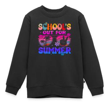 Abschlussfeier 2024 Abiturfeier - Kinder Premium Organic Sweatshirt - Schwarz - Vorne - AI Model Kid Female (0cm)