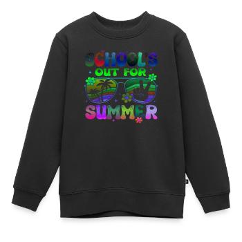Abschlussfeier 2024 Abiturfeier - Kinder Premium Organic Sweatshirt - Schwarz - Vorne - AI Model Kid Female (0cm)